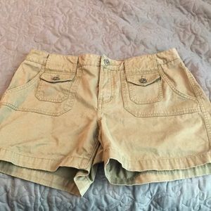 Olive green khaki shorts